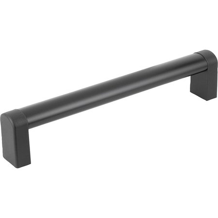 KIPP Tubular Handle A=300, L=320, H=65, Aluminum Black Anodized, Comp:Polyamide Comp:Black, D=M08 K0211.1300083